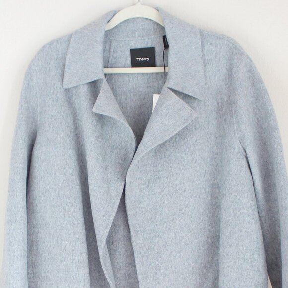 NWT Theory Overlay Wool & Cashmere Coat - Office to Events - Picture 7 of 12